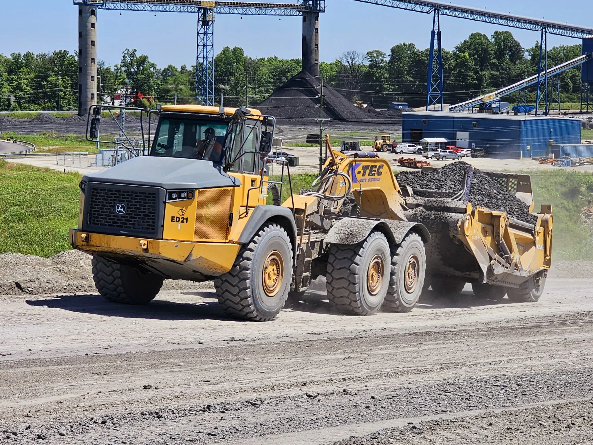 A&B LLC Volvo ED21 coal moving truck
